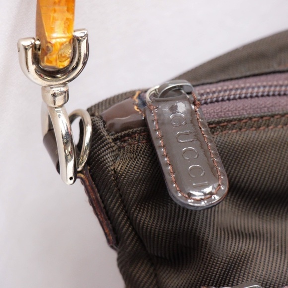 GUCCI vintage purse with bamboo handle - Picture 2 of 13